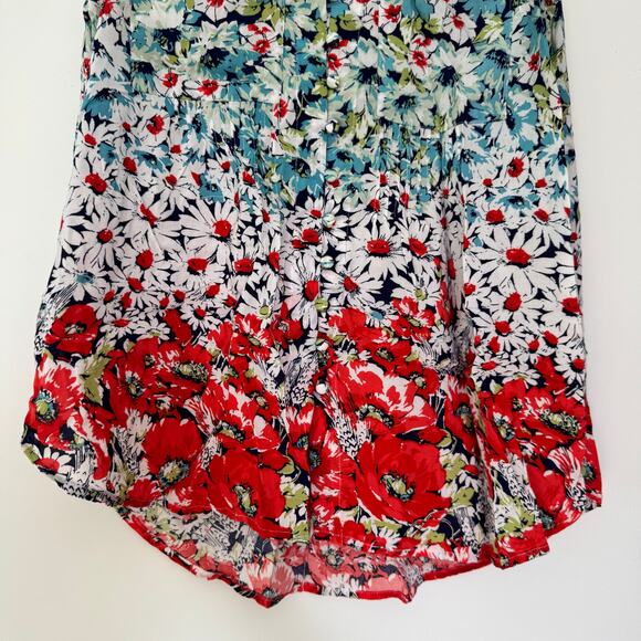 Limited Edition Conversations by Anthropologie 6/52 Floral Sleeveless Top - Picture 5 of 7